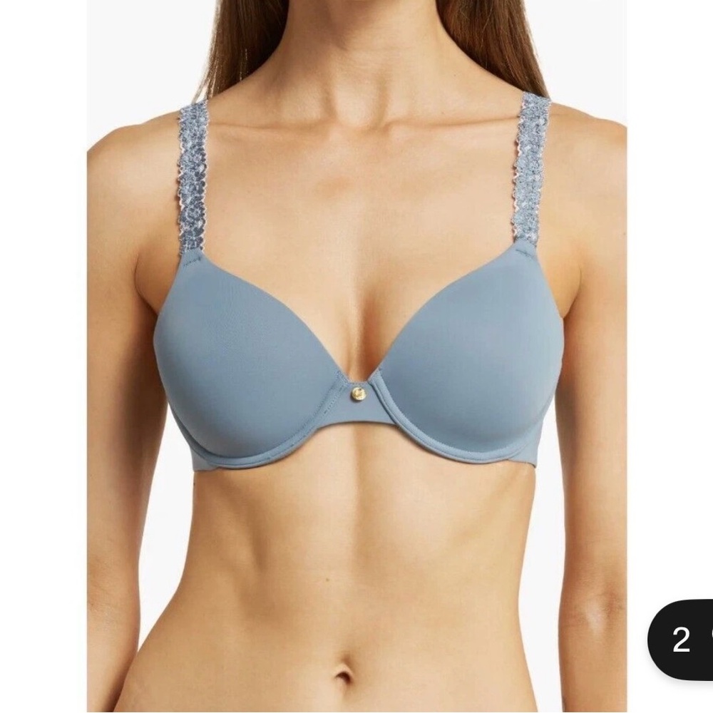 Natori Rose Dream Custom Coverage Underwire Bra sz 34C
